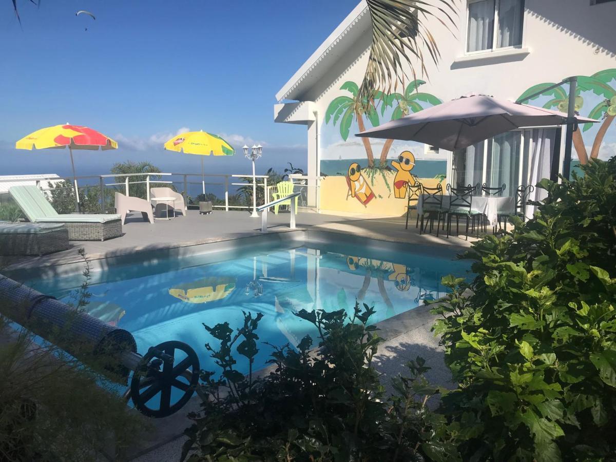 St Leu -Villa D'Artiste, Superbe Vue Mer, Piscine Chauffee Сен-Лу Екстериор снимка